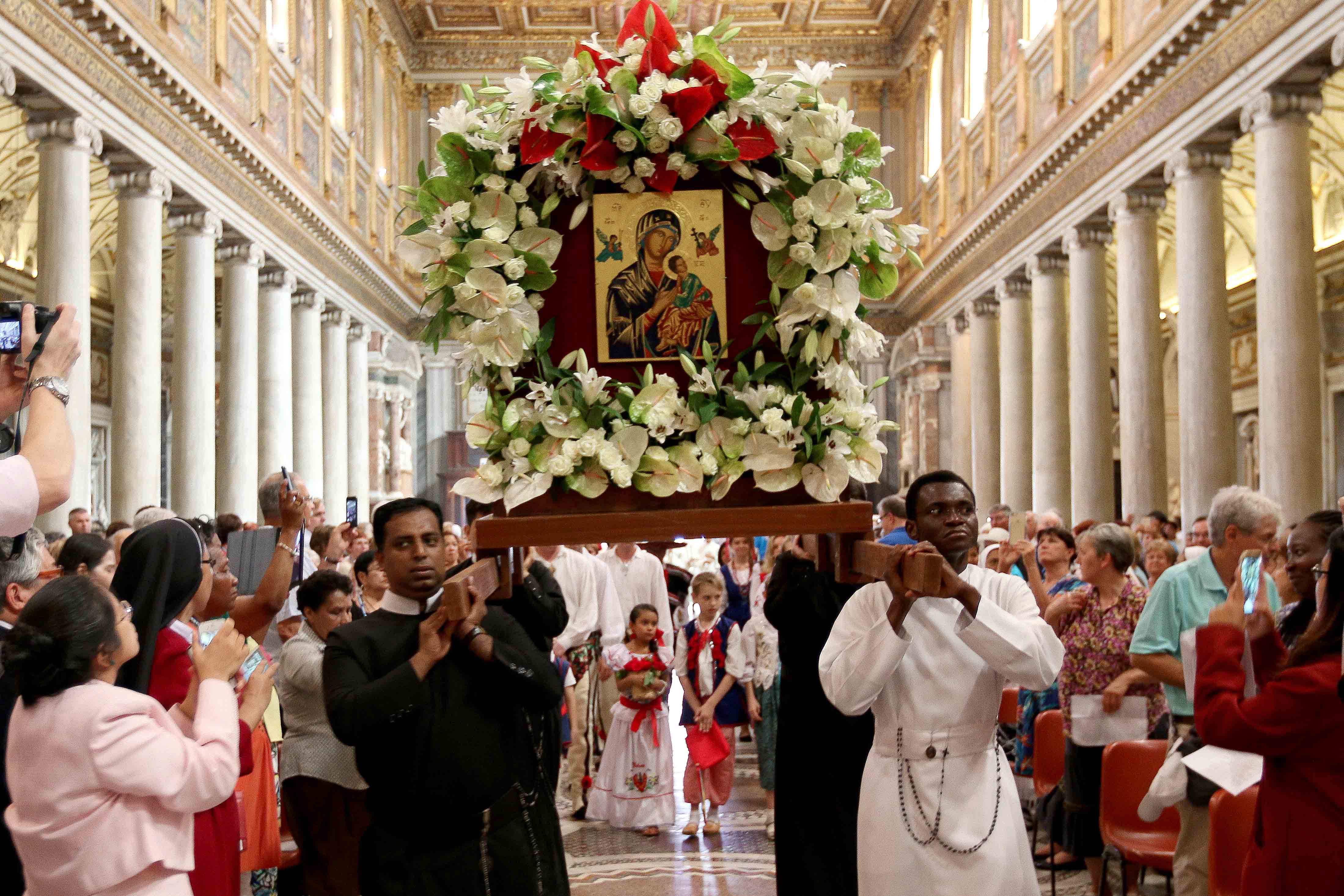 Celebración de la fiesta de la Virgen del Perpetuo Socorro en Roma | español