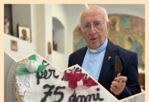 Roma: 75° aniversario de profesión, P. Ezio Marcelli celebra en San Gioacchino