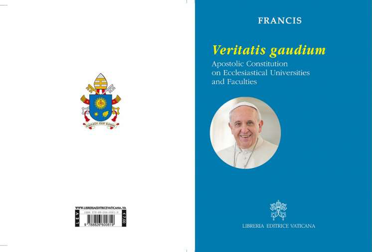 Publicada Constituição Apostólica Veritatis Gaudium - Vatican News