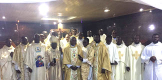 Priestly Ordination of Fr. Kingsley Sampson Ebhodaghe in Nigeria
