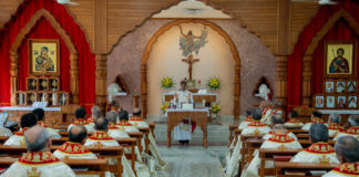 Retreat in preparation for the Synod of the Syro Malabar Church in Kerala, India