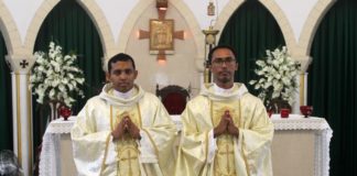 Ordinations of Jude and Amila in the Region of Colombo
