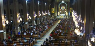 Baclaran Shrine on Ash Wednesday