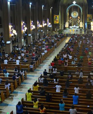Baclaran Shrine on Ash Wednesday