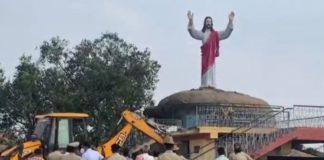 India government destroys 20-foot Jesus statue in Christian village