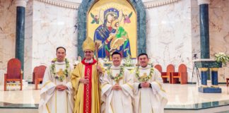 The Joy of Three Newly-Ordained Redemptorists