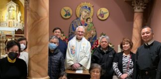 Partners in Mission in the National Shrine of Saint John Neumann were enrolled as Redemptorist Associates