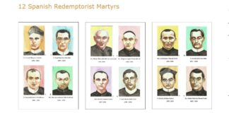 Paintings of 12 Redemptorist Martyrs by Fr Jan Haen CSsR