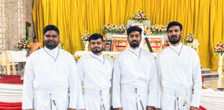 Final Professions at Mt St. Alphonsus in Bangalore, India