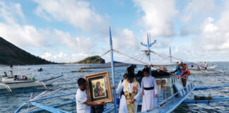 A Sea Procession of Our Lady of Perpetual Help in Kalandagan, Philippines
