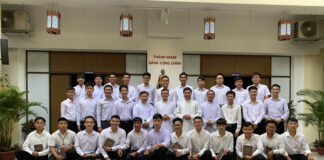 New Seminarians received by the Redemptorists in Saigon, Vietnam
