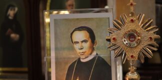 Toruń, Poland: Every month, we pray for cancer patients through the intercession of St John Neumann.