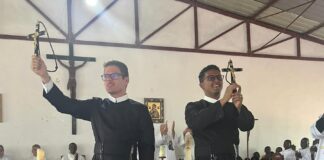 The Provincial Government of the Province of Brasilia visits Mozambique and celebrates the Perpetual Profession of two Brothers