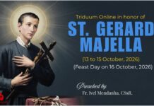 Triduum in Honour of St. Gerard Majella: Leadership at the Service of Mission