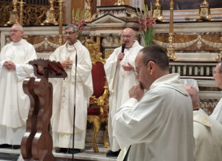 Italy: The Feast of St. Gerard celebrated at the Basilica of St. Alphonsus in Pagani